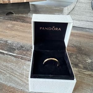 Pandora size 5 ring with jewels